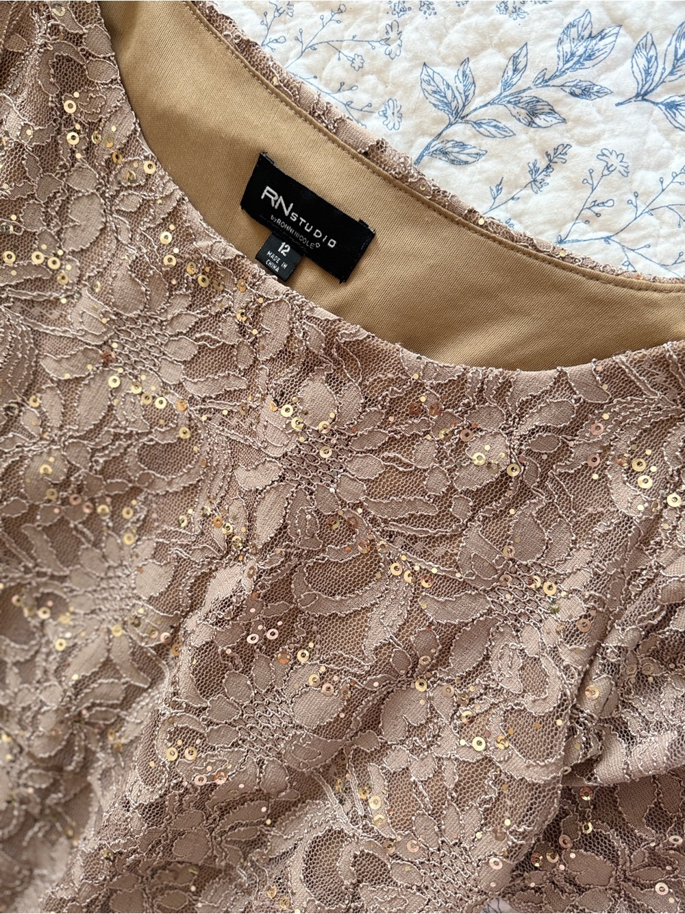 R&M Lace Sequin Dress